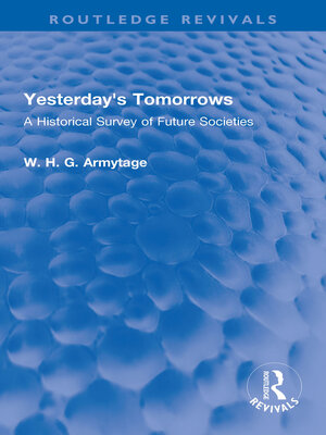 cover image of Yesterday's Tomorrows